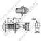 F-weiblicher Bulkhead-Haft-HF-Anschluss