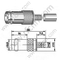 BNC Crimp Female für RG58 RF-Anschluss