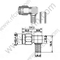 SMA Male Crimp Right Winkel für RG223 RF-Anschluss