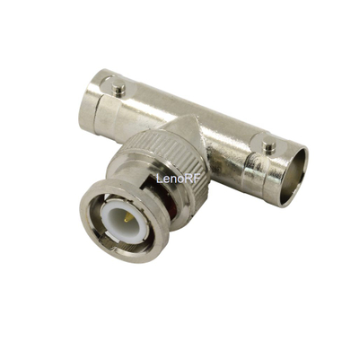 BNC-Stecker an den RF-Adapter vom Typ Jack T
